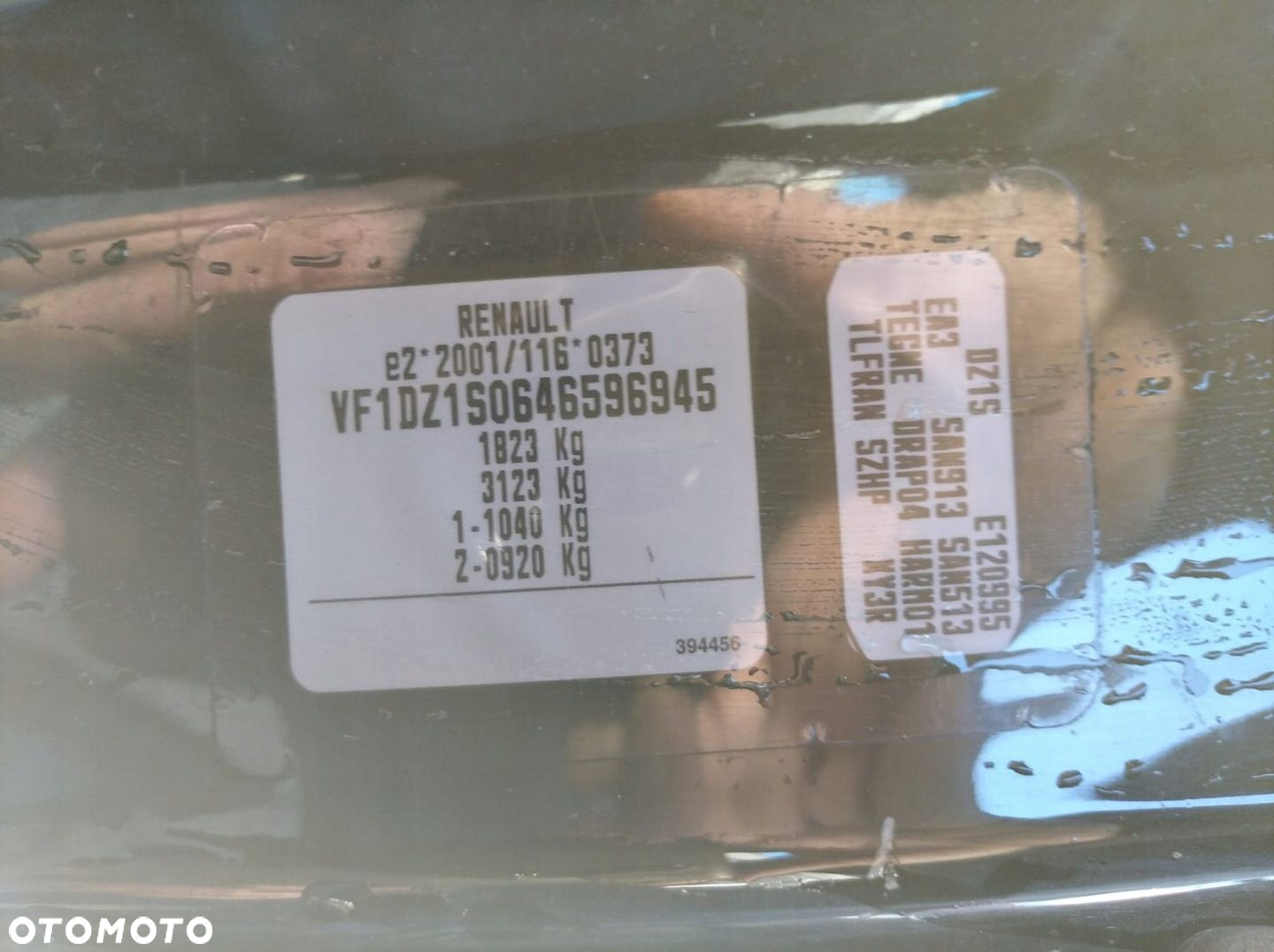 RENAULT MEGANE 3 III COUPE 3D 08- DESKA KONSOLA PASY PODUSZKI AIRBAG KPL - 10