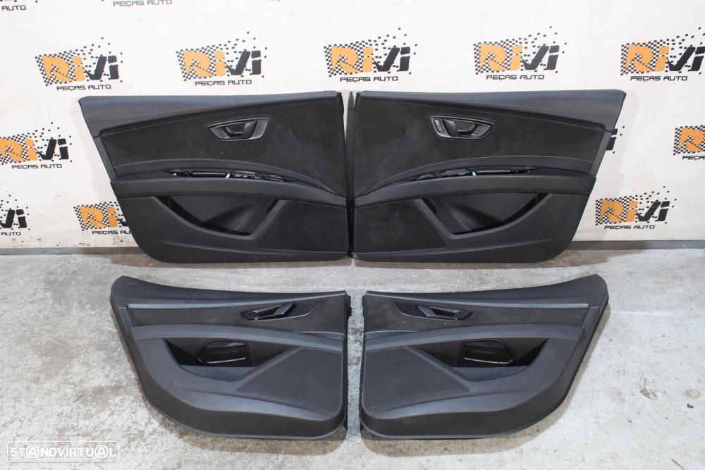 Conjunto De Bancos Seat Leon (5F1)  Bancos Seat Leon 5F Cupra Em Pele - 8