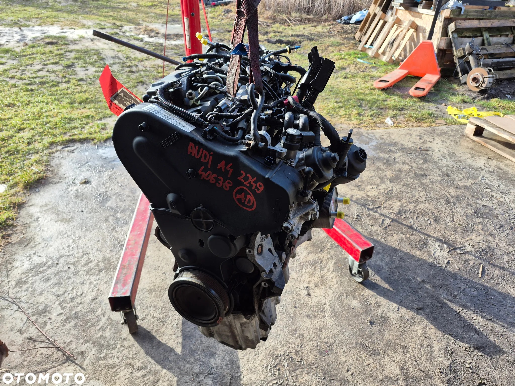 SILNIK 2.0 TDI DET DETA 190HP 89 tyś km MONTAŻ AUDI A4 A6 A5 Q5 - 2