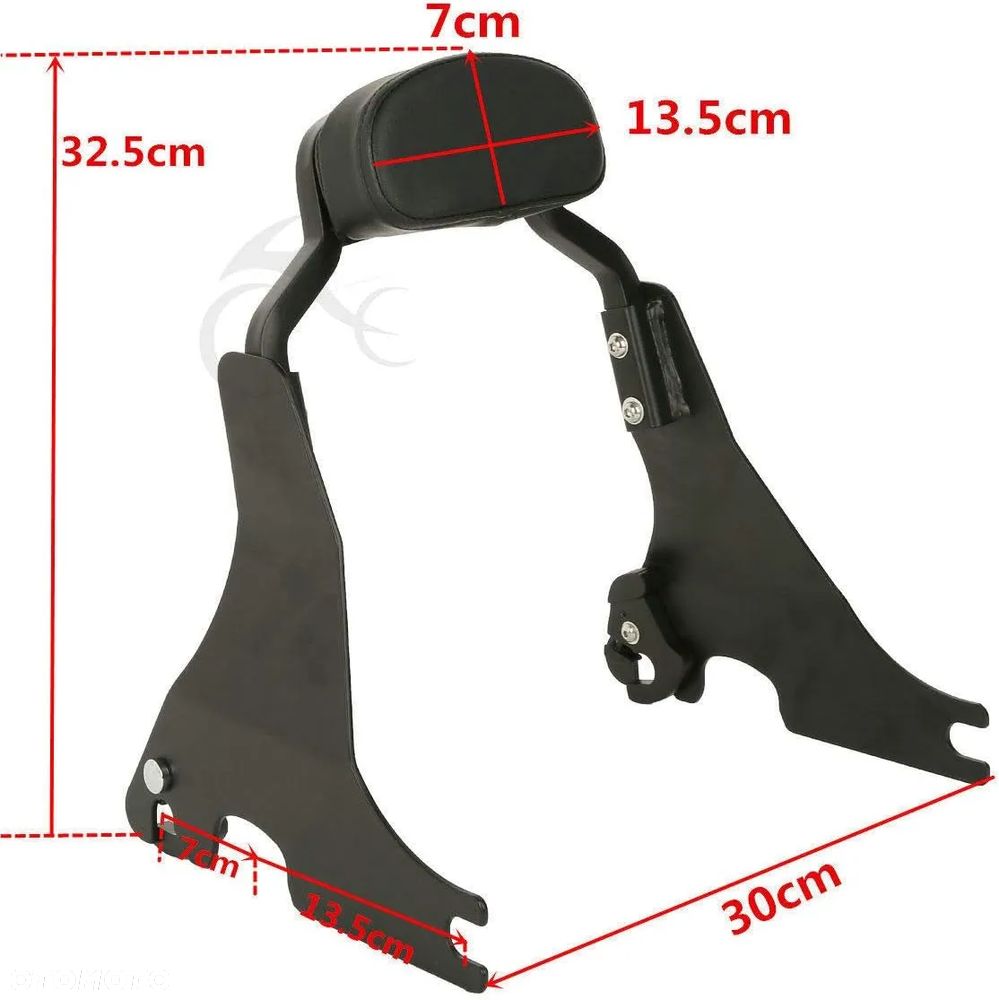 Oparcie sissybar Harley Sportster XL 883 XL1200 04-17 - 8