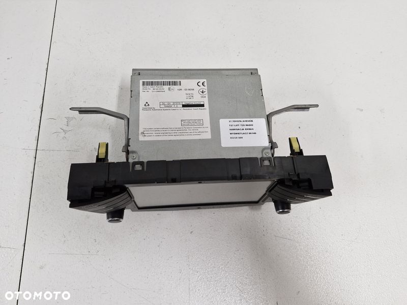 toyota avensis t27 lift t29 radio nawigacja ekran wyświetlacz 86140-05250 - 5