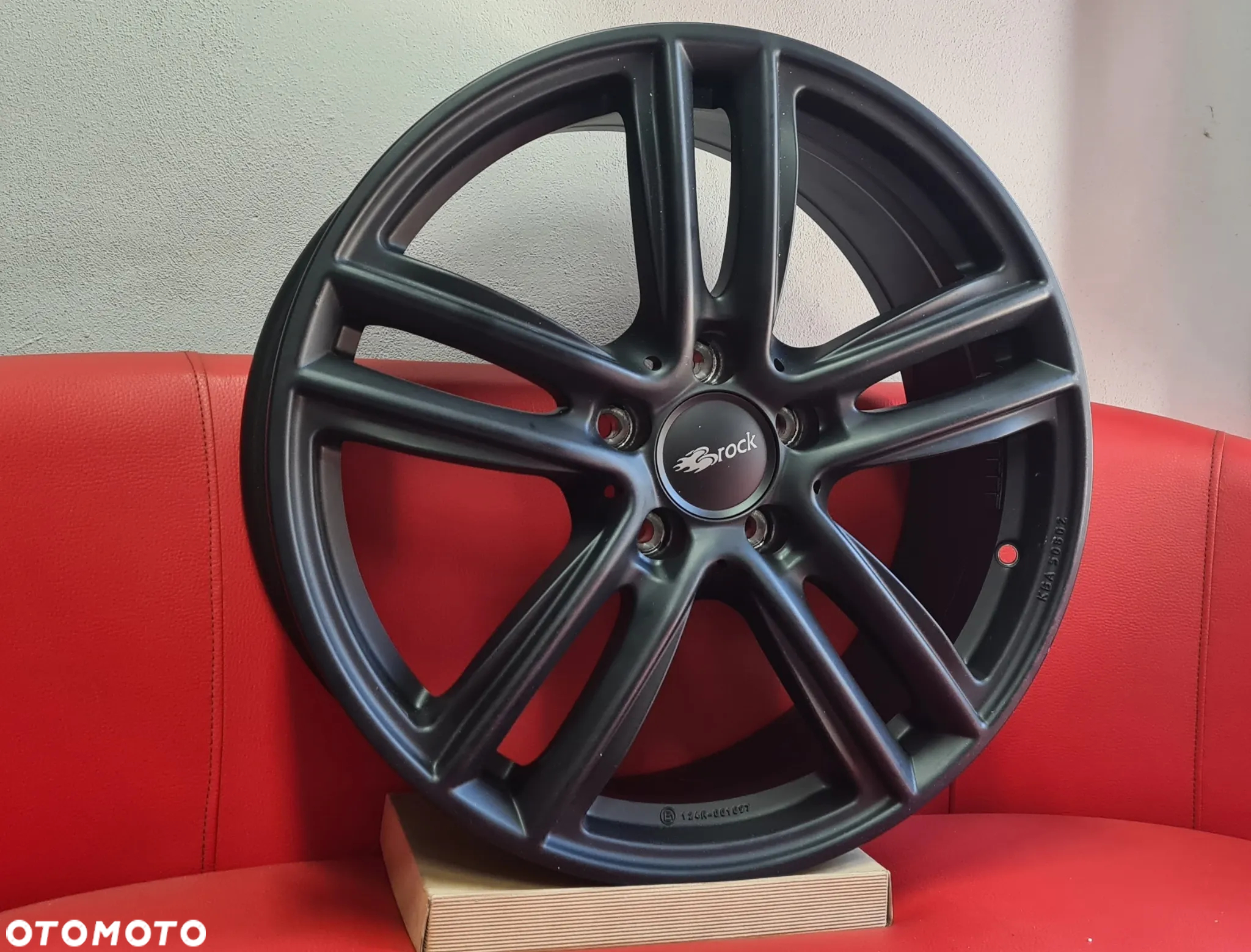 Felgi aluminiowe Brock RC27 5x108r17 et37 carny mat NOWE!!!! - 3