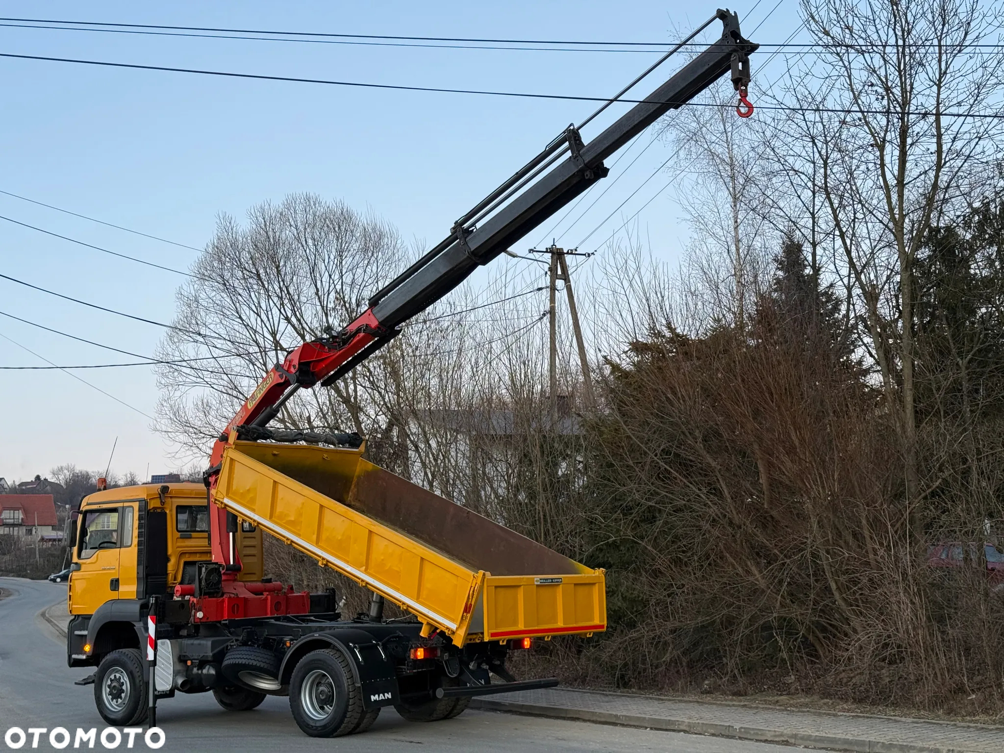 MAN * MAN TGA 18-410 * KIPER WYWROTKA * 4x4 * HDS Palfinger PK16500* Sprowadzony* Bardzo Dobry Stan * - 25
