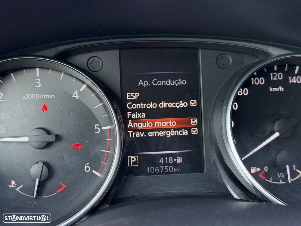 Nissan Qashqai 1.6 dCi Tekna Premium Pele Preta Xtronic - 33