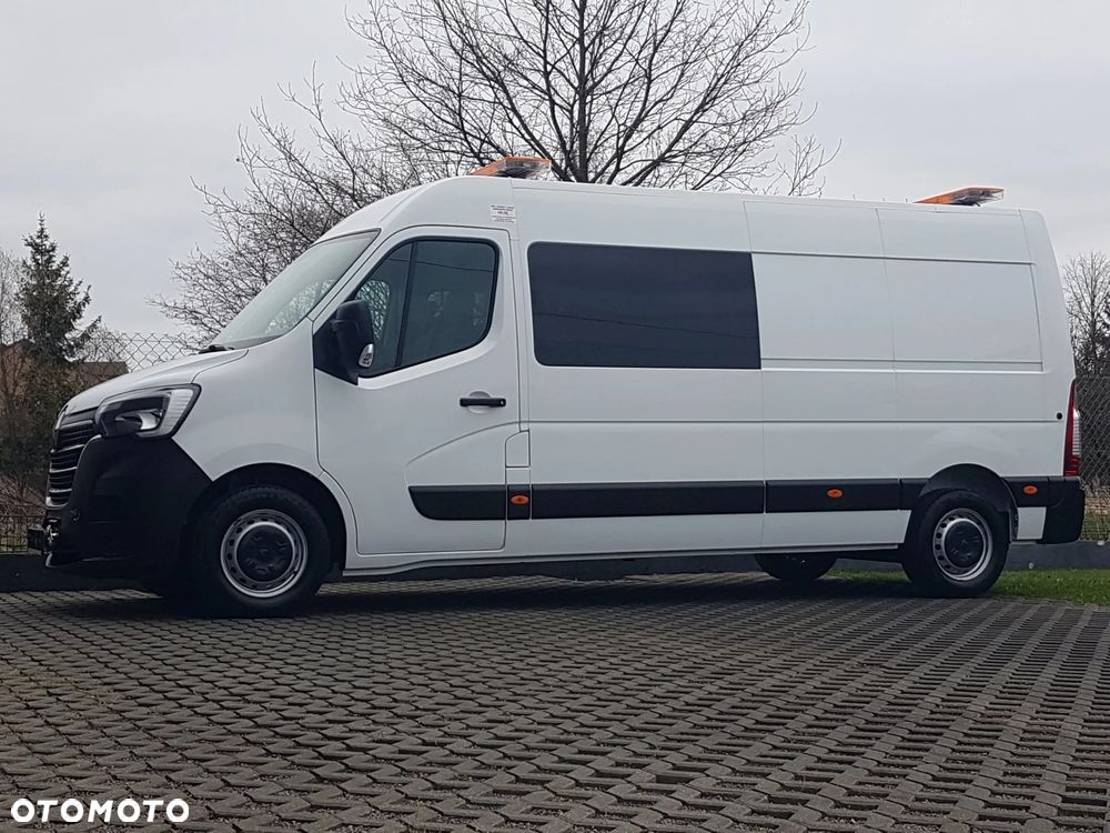Renault MASTER 6-OSÓB L3H2 BRYGADÓWKA DŁUGI WYSOKI KLIMA KRAJOWY BLASZAK VAN FURGON - 40