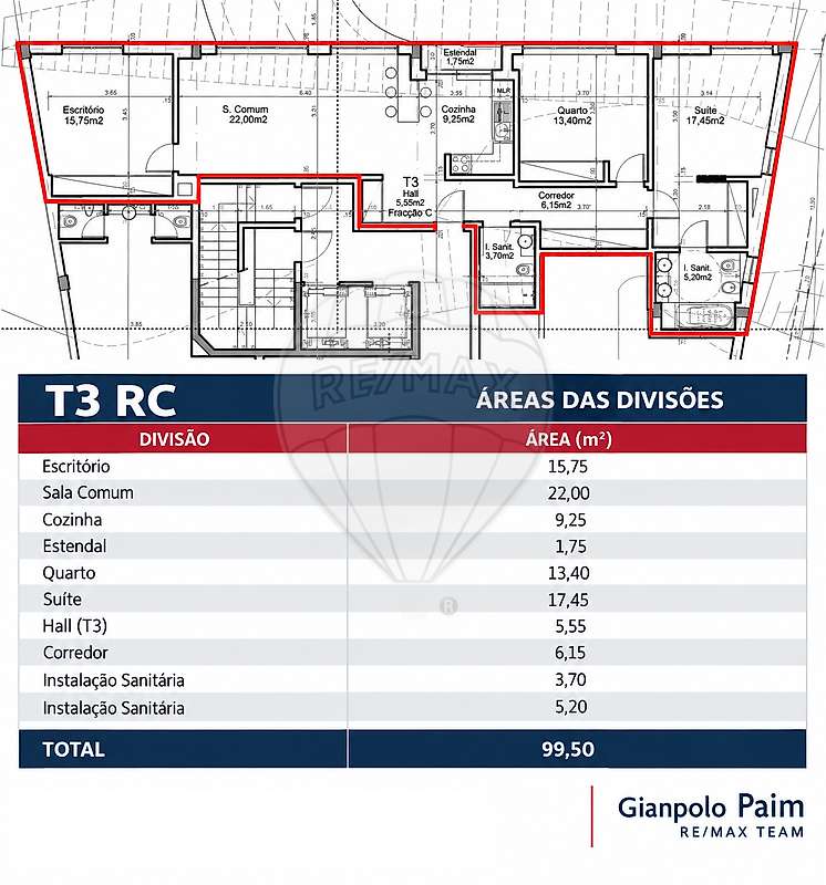 Apartamento T3 para venda - Grande imagem: 3/13