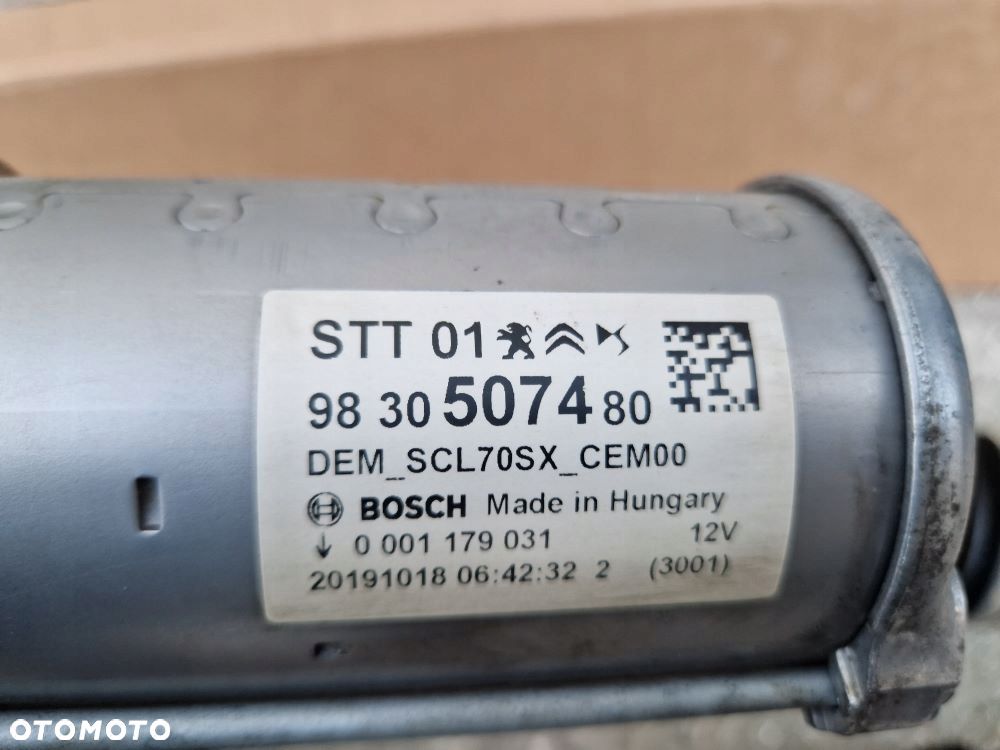CITROEN C3 III OPEL CORSA F 1.2T 1.2 THP TURBO AUTOMAT ROZRUSZNIK BOSCH - 5