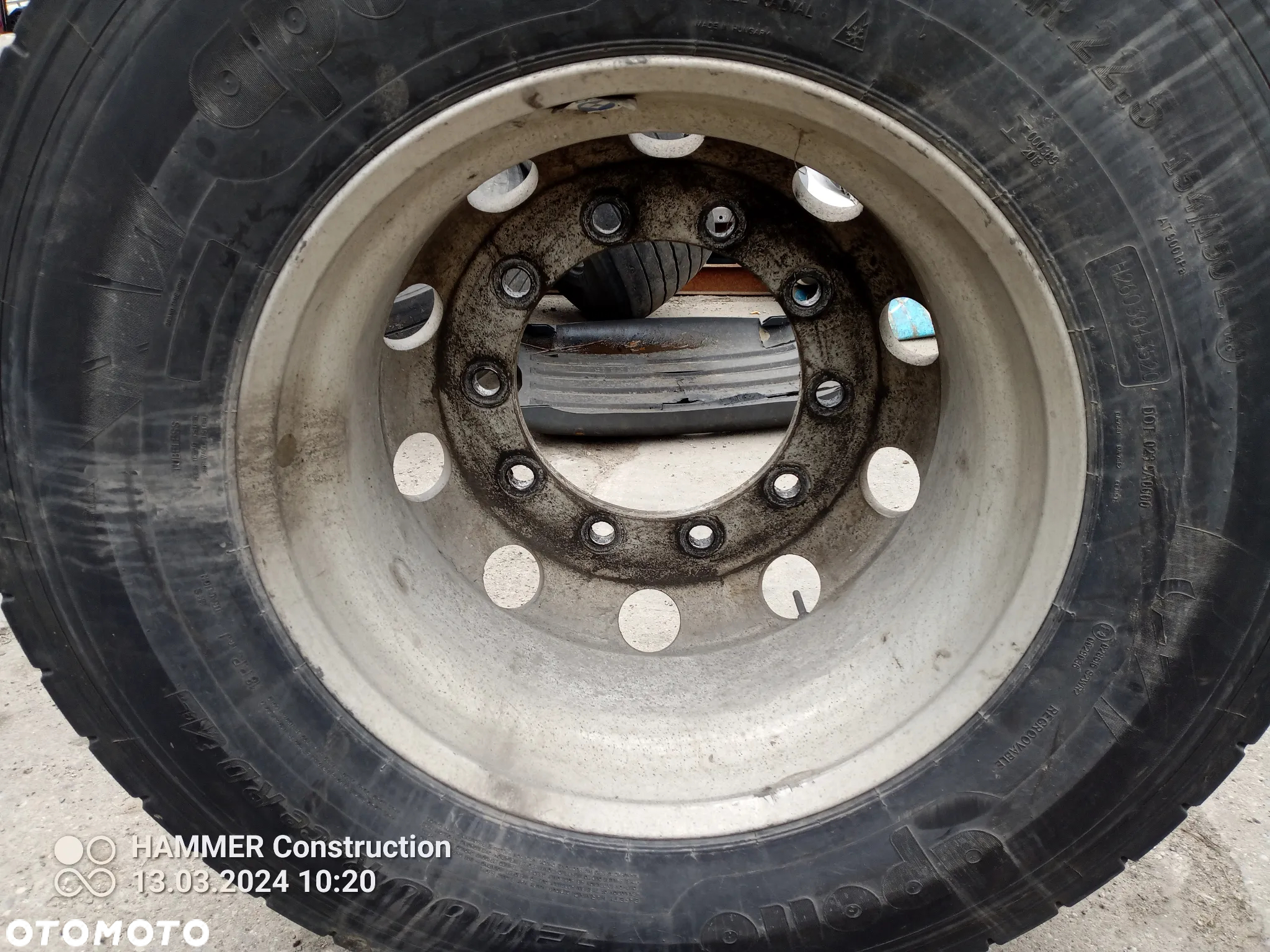 Opony Apollo 315/70 R22,5 na felgach Alcoa 22,5x9.00-176 całe koła - 4