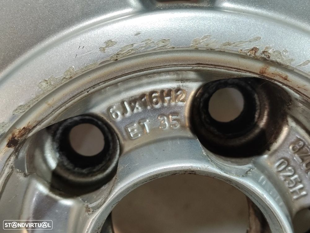 Conjunto Jantes 16 Originais Audi A2 6J ET35 5x100 - 7