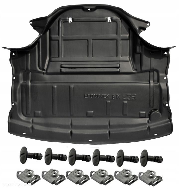 BMW 7 E38 E-38 1994-2001 osłona silnika pod silnik HDPE SPINKI - 1