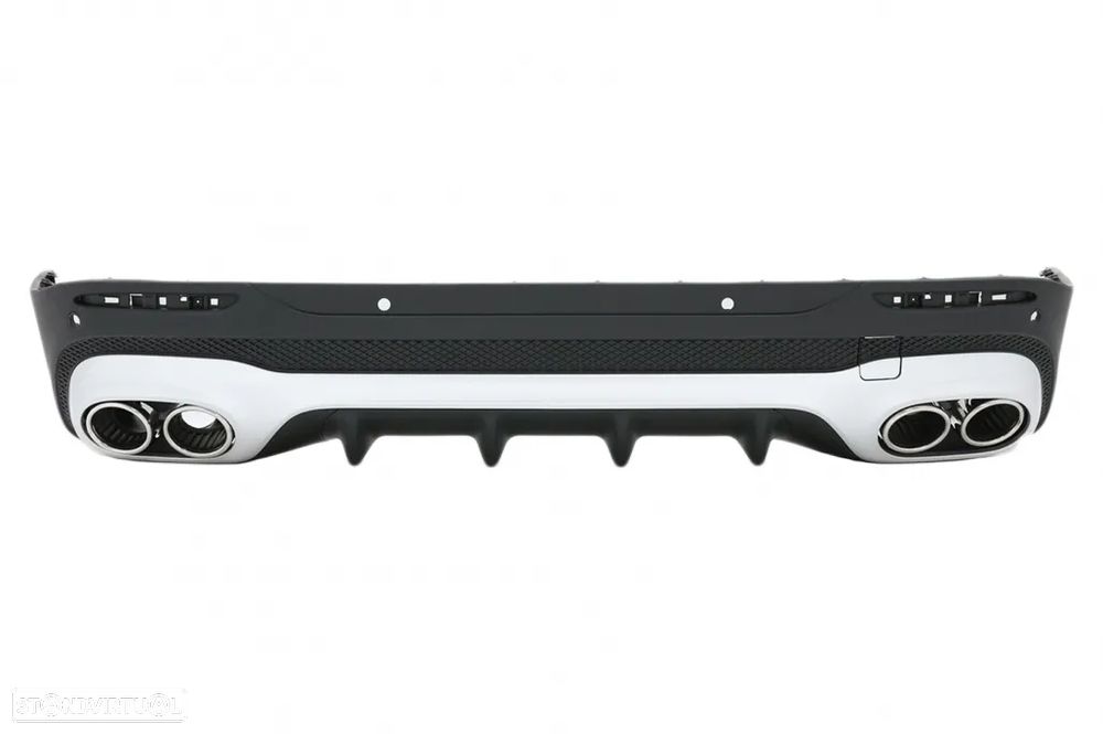 Difusor com Ponteiras Mercedes GLB X247 SUV (2020 em diante) Look 45 S - 1