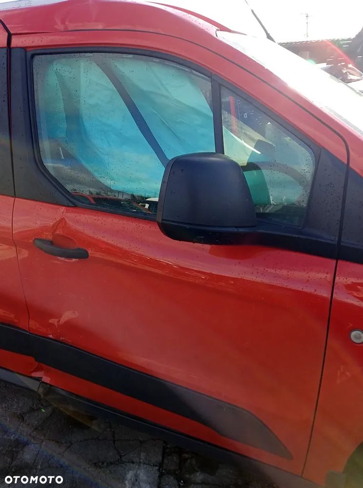 FORD TOURNEO CONNECT MK2 17r DRZWI PRAWE PRZEDNIE PRZÓD GOŁE USZKODZONE - 1