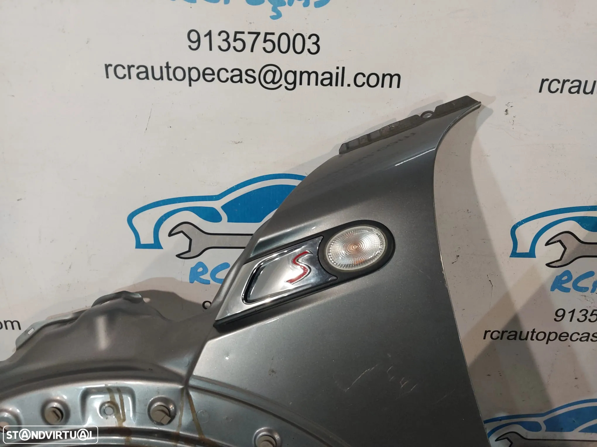 GUARDA-LAMAS FRENTE FRONTAL ESQUERDO DIREITO MINI COOPER S R56 R55 R57 41355A290A1  GUARDA LAMAS GUARDALAMAS - 4
