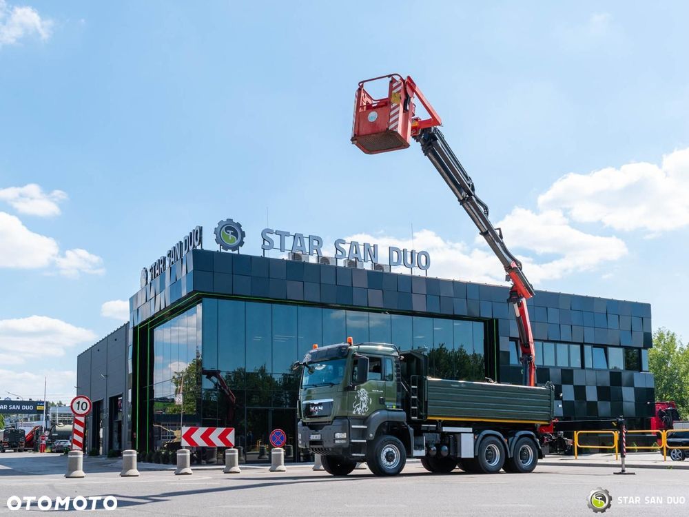 MAN TGS 35.480 6x6 PALFINGER PK 20002 HDS Chwytak Kosz Wywrotka - 6