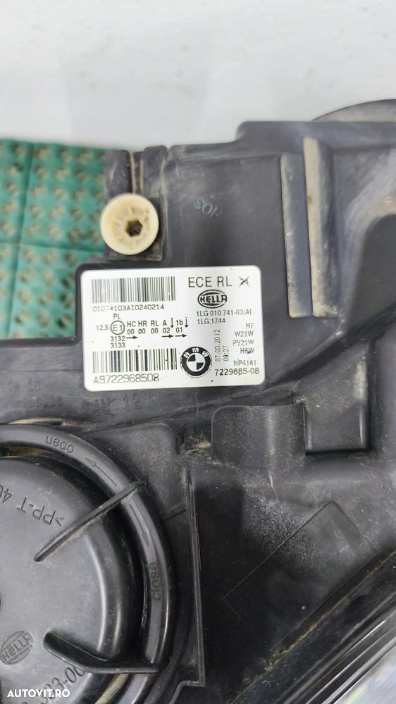 Far drapta  stanga BMW F20 F21 Halogen 7229686  7229685( provine de pe masina volan dreapta) - 2
