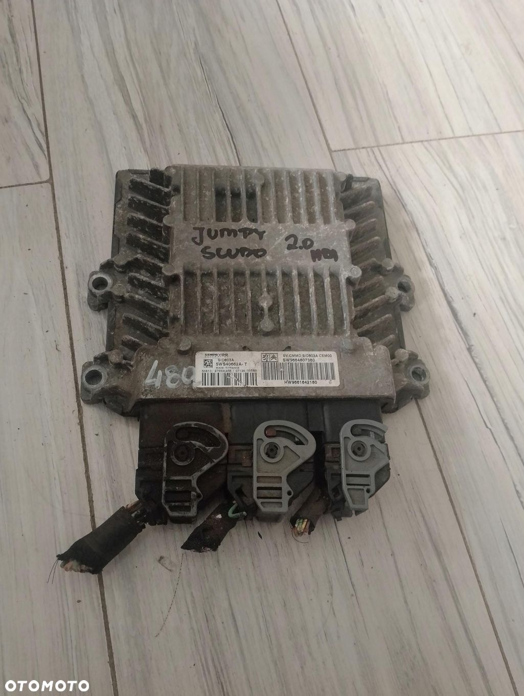 KOMPUTER STEROWNIK JUMPY SCUDO 2.0 HDI 9664807380 9661642180 - 1