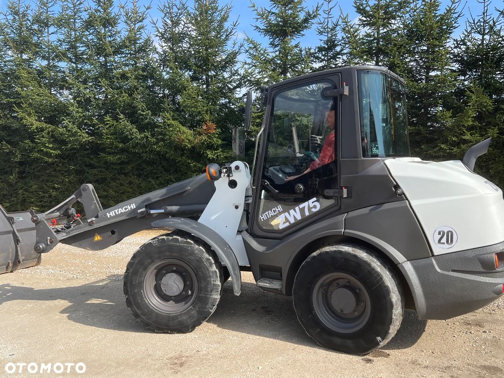 Hitachi ŁADOWARKA HITACHI ZW75 szybkozłącze hydr. Łyżka widły Cat 906 907 908 Deutz Volvo Liebherr Zw 75 5ton szybka jazda! MECALAC Jcb - 1