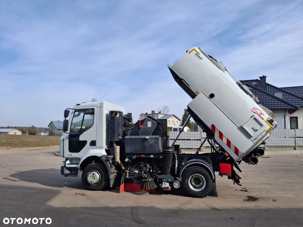 Renault Midlum 220 DXI Zamiatarka SEMAT Zoeller Johnston Szczotki L/R Obie Strony 2013r Napęd Hydrostat Euro 5 Rura Do Liści Studzienek 4466 Mth - 20