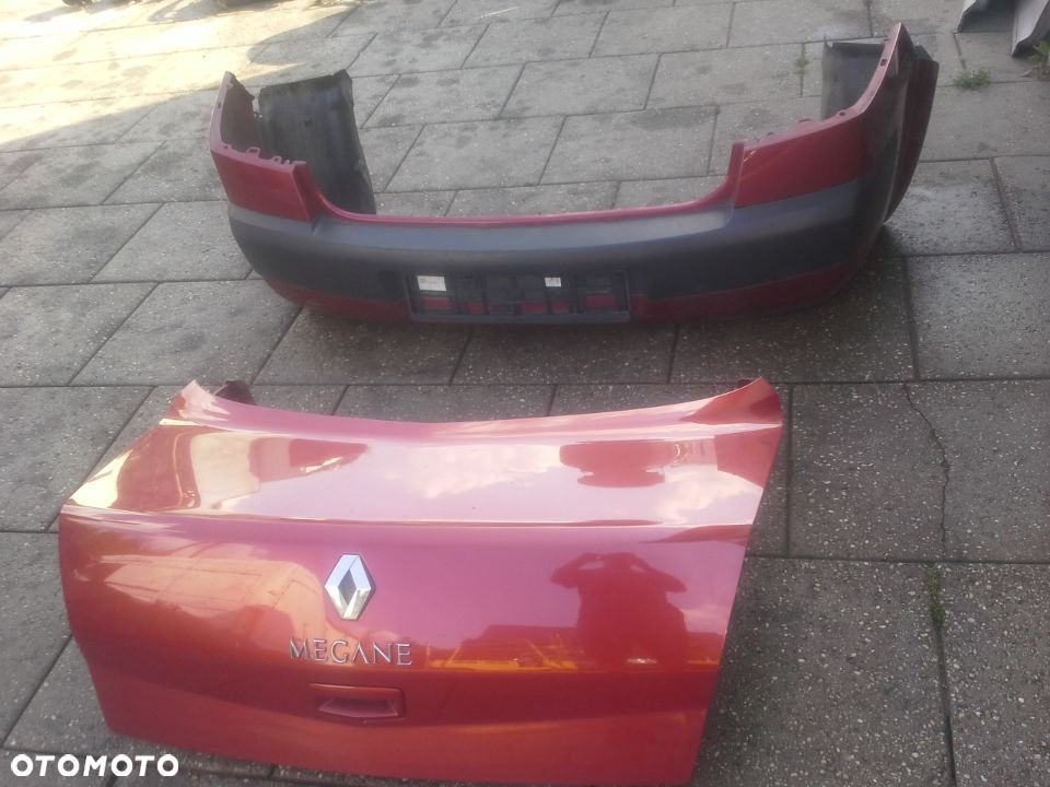 Renault Megane II sedan klapa bagażnika drzwi maska zderzak kod lakieru TEB76 - 1