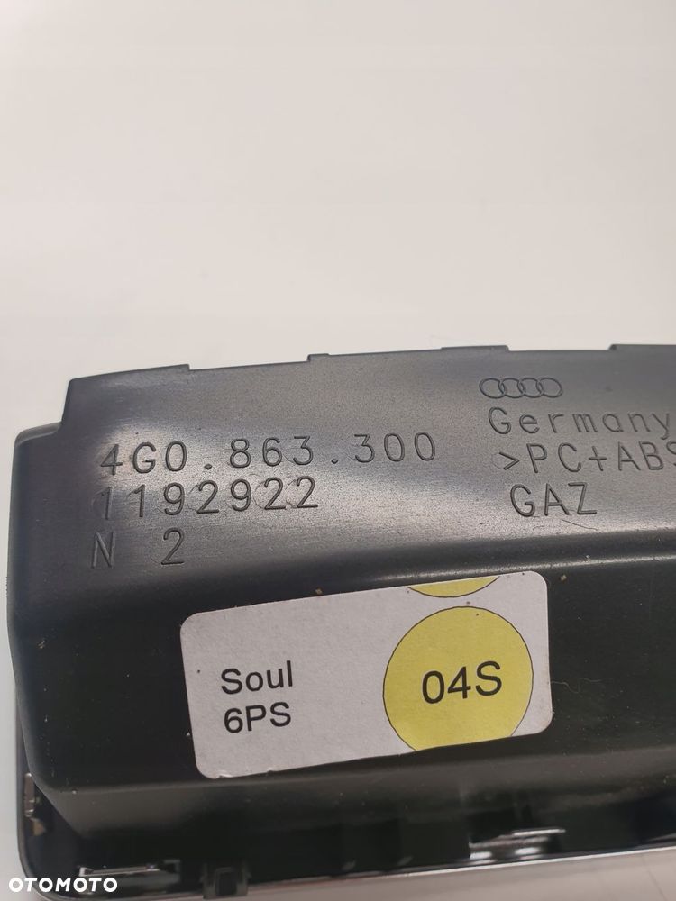 SCHOWEK PÓŁKA TUNELU AUDI A6 C7 4G0863300 CHROM - 4