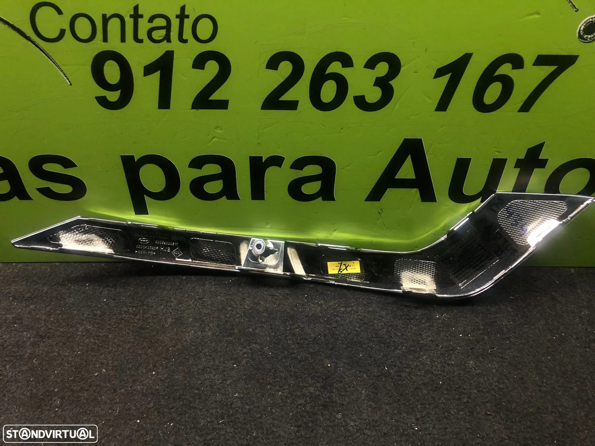 RENAULT CAPTUR II FRISO CROMADO PARA CHOQUES TRAS - Z434 - 6