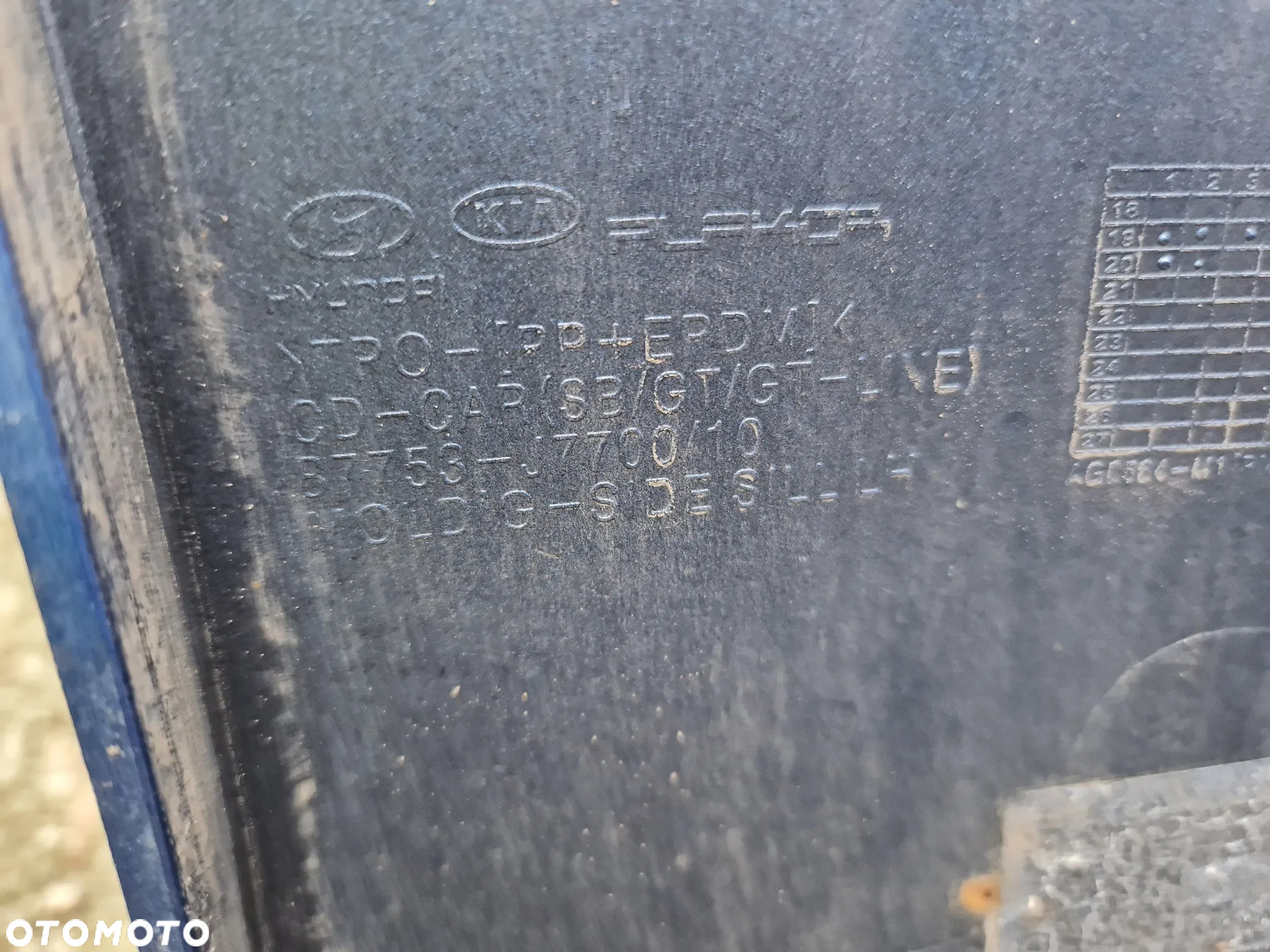 Kia Ceed III Proceed GT Line 18- prawa lewa listwa nakładka progowa próg - 8