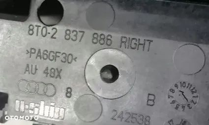 AUDI A4 B8 07-15r - ZAMEK DRZWI PRAWY TYŁ + KLAMKA 8K0839016E - 3