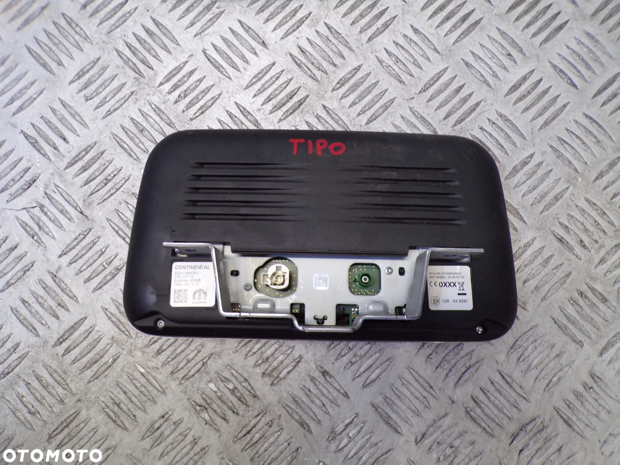 EKRAN WYŚWIETLACZ NAWIGACJA FIAT TIPO II A2C11636700 - 2