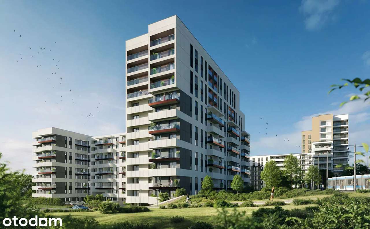 2-pokojowe mieszkanie 43m2 + balkon Bezpośrednio - Pełny obrazek: 4/9