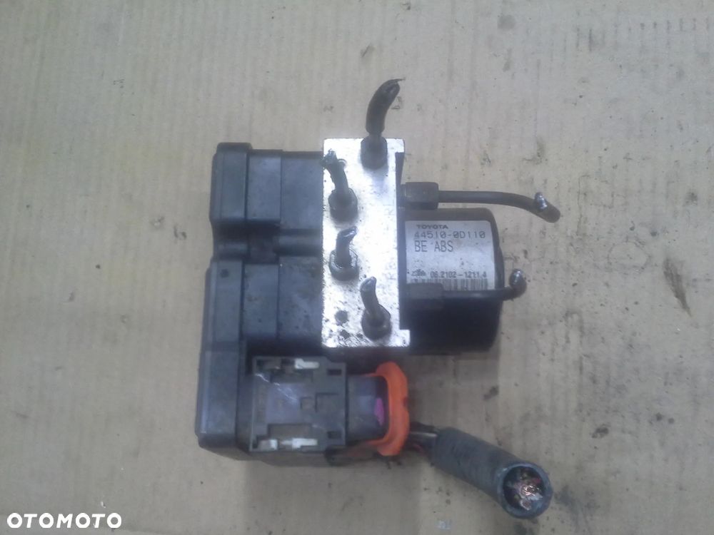 Toyota Yaris II abs 89541-0D060  44510-0D110 plus wtyczka z wiązką - 7