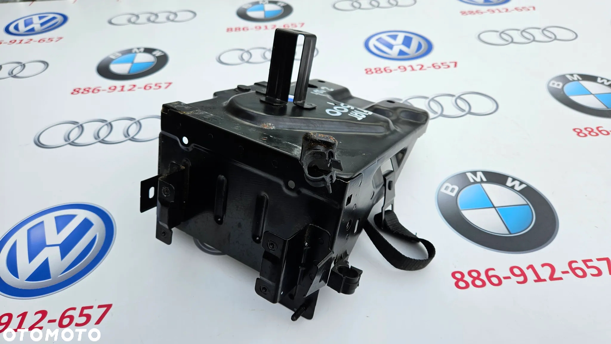 Fiat 500 Obudowa akumulatora Podstawa pod akumulator KOMPLETNA - 5
