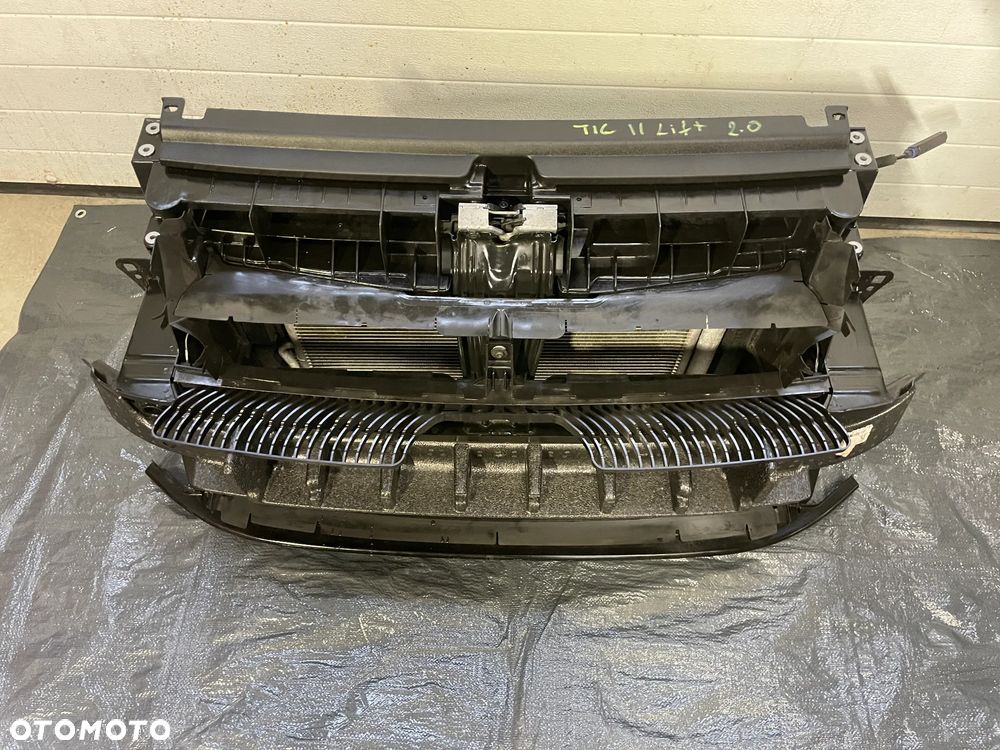VW TIGUAN II LIFT pas przedni chłodnice wentylatory belka komplet 2.0 TDI 2022 rok jak nowe - 2