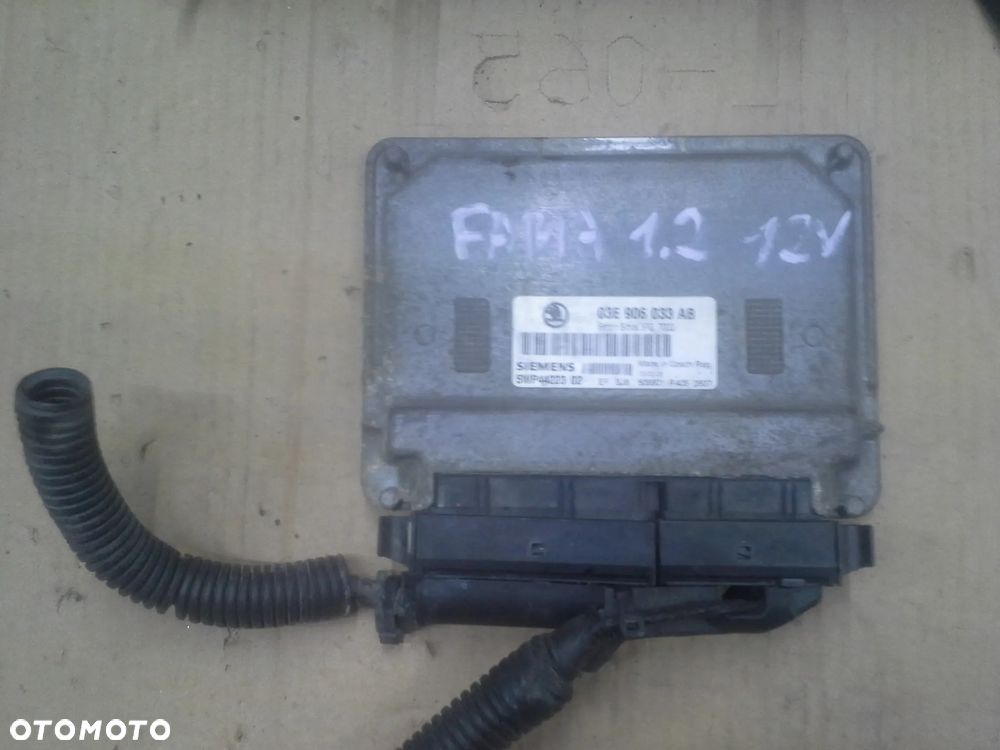 Skoda Fabia I 1.2 zestaw startowy komputer Siemens 03E906033AB  5WP44223 02 stacyjka immo klucze i inne - 3
