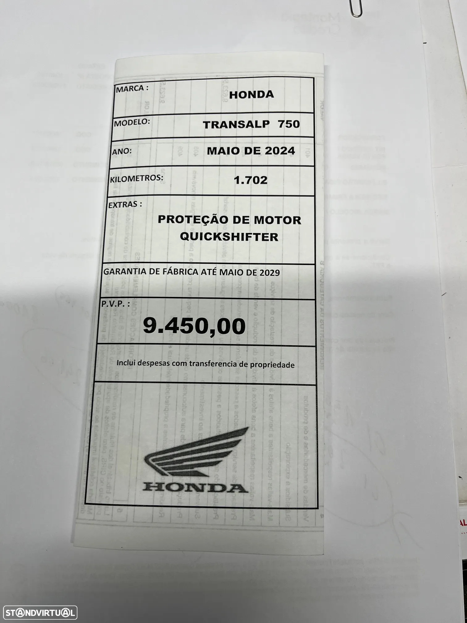 Honda XL 750 TRANSALP - 16