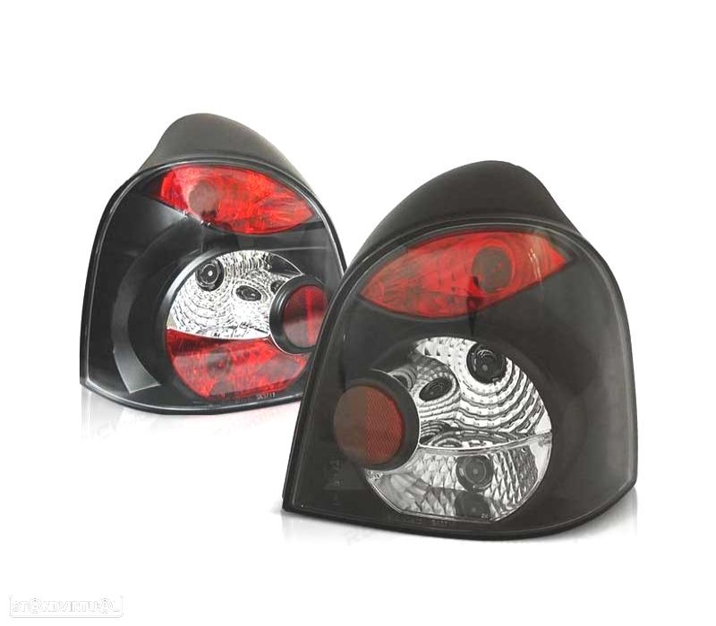 FAROLINS TRASEIROS RENAULT TWINGO I 93-00 PRETO - 1