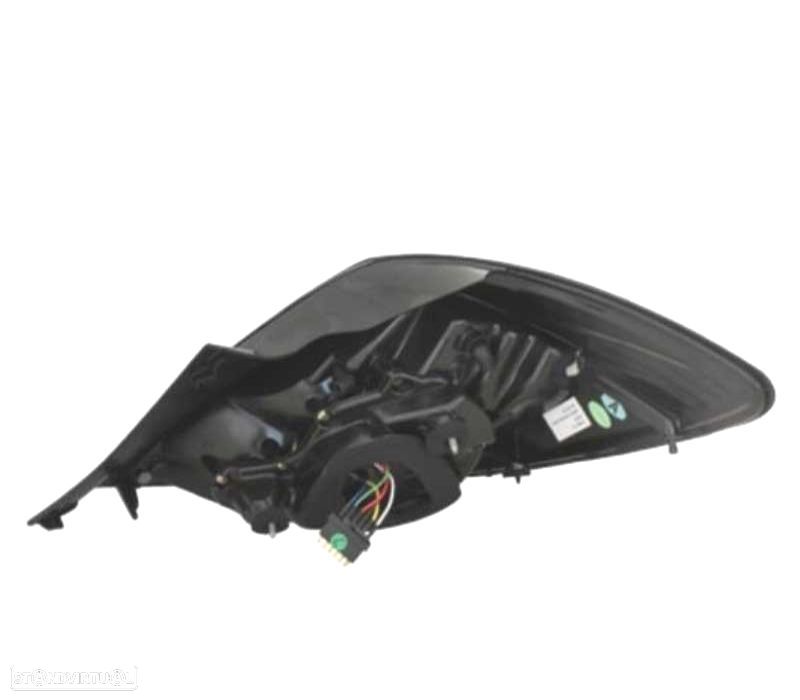 FAROLINS TRASEIROS LED OPEL CORSA D 06-11 VERMELHO BRANCO - 3