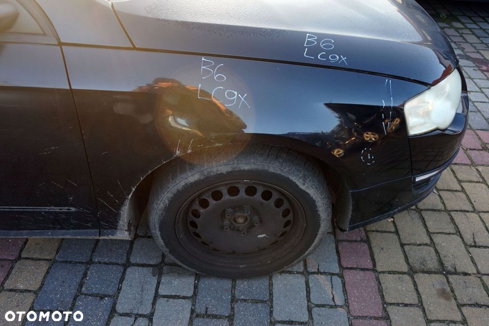 MASKA ZDERZAK BŁOTNIKI LAMPY PASSAT B6 LC9X  VOLKSWAGEN 2005-2010 CZARNY PRZÓD KOMPLETNY - 26