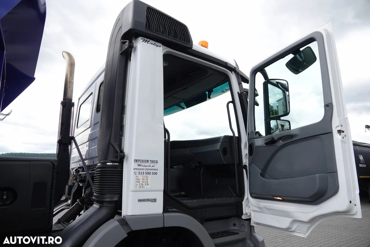 Mercedes-Benz ACTROS 3344 / 6x4 / BASCULATOR 2 STR. / BORDMATIC / HYDROBRA / HYDROKLAPA / EPS + AMBRIEI - 37