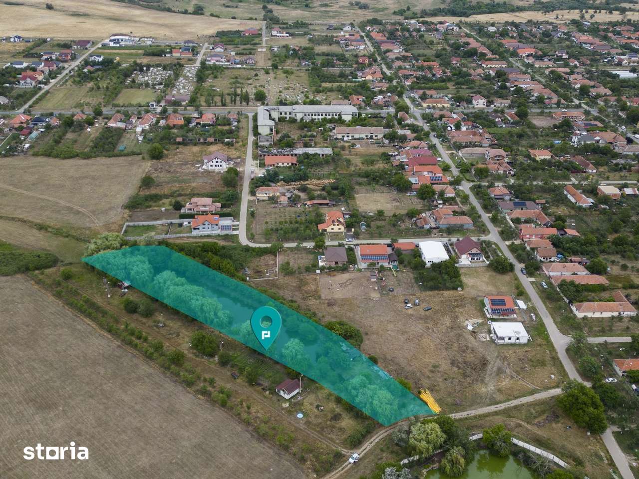 Teren de 7900 mp cu baltă de pescuit în Frumușeni - Imagine principală: 2/13