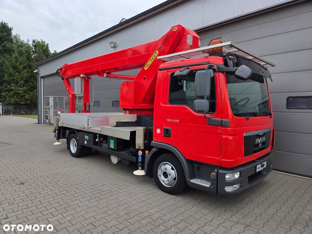 MAN TGL 7.150 Wumag Palfinger WT 300 Podnośnik koszowy ZWYŻKA 30 m Ruthmann - 7