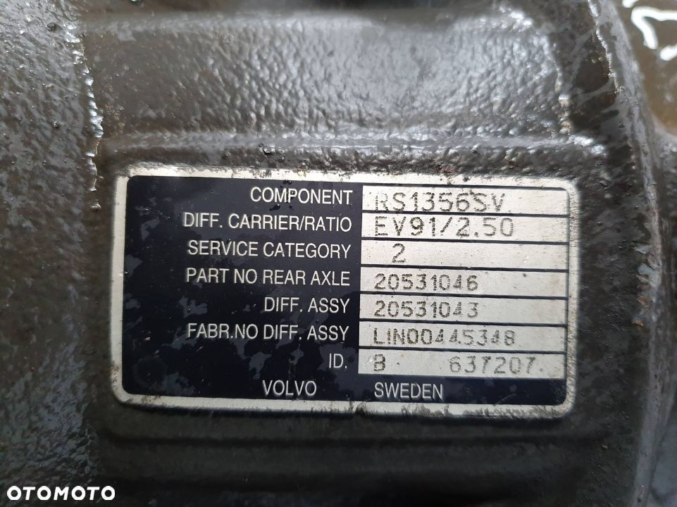 WKŁAD MOSTU TYŁ VOLVO FH 460 18/45 BEZ BLOKADY - 5
