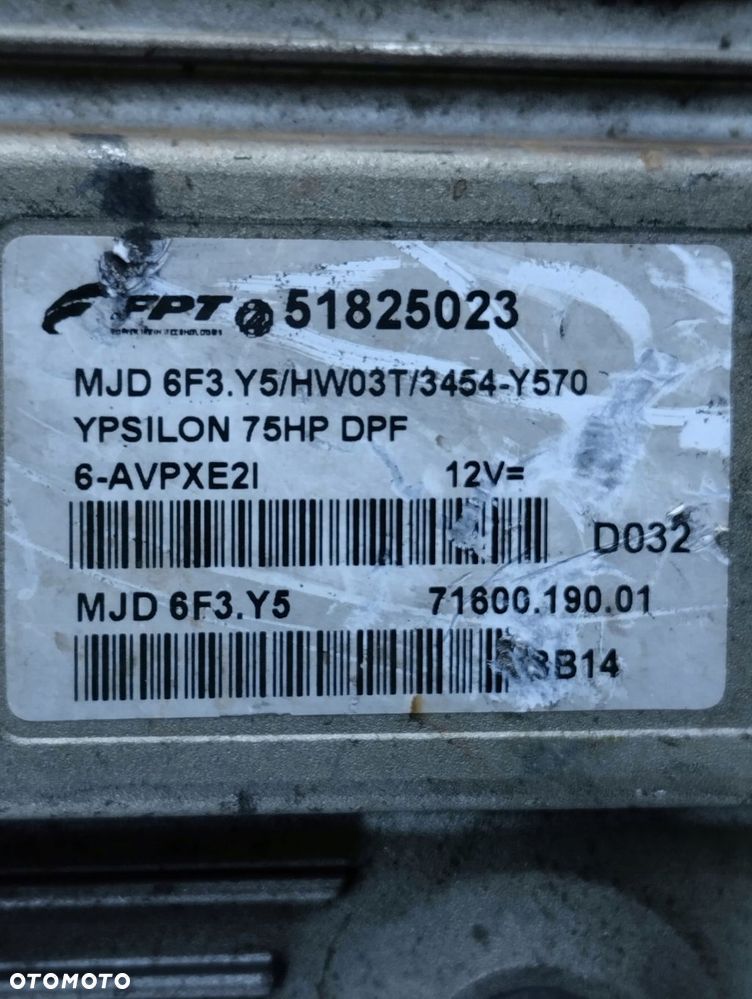 komputer silnika lancia ypsilon 51812864 mjd6f3.y3 - 2
