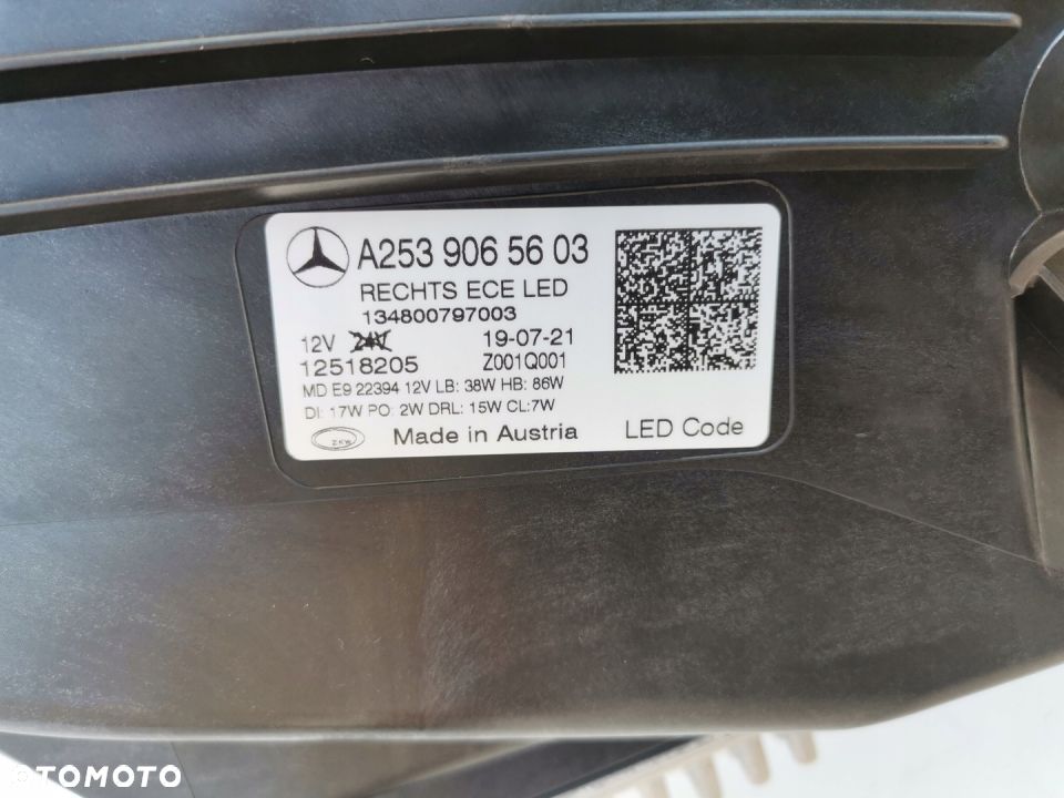 Mercedes GLC W253 Lift 2019- Multibeam Led Nowa Oryginał A2539065603 - 5