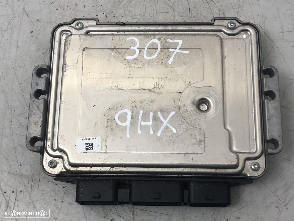 Centralina do motor ECU Usado PEUGEOT 307 1.6 HDi 0281011863 0 281 011 863 MOTOR... - 3