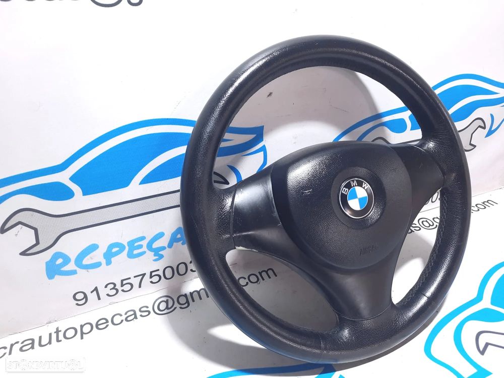 VOLANTE GUIADOR COMPLETO BMW SERIE 1 E81 32306763076 6763076 SERIE 1 E87 E82 COUPE E88 CABRIO PELE AIRBAG - 2