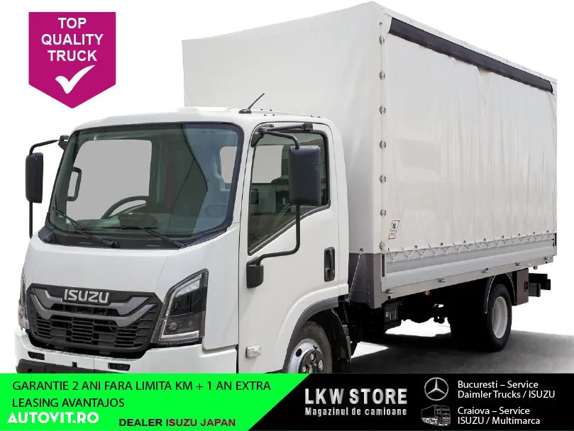 Isuzu M27, Prelata Culisanta/ Curtain Side, NOU/NEW, TOP !!! - 1