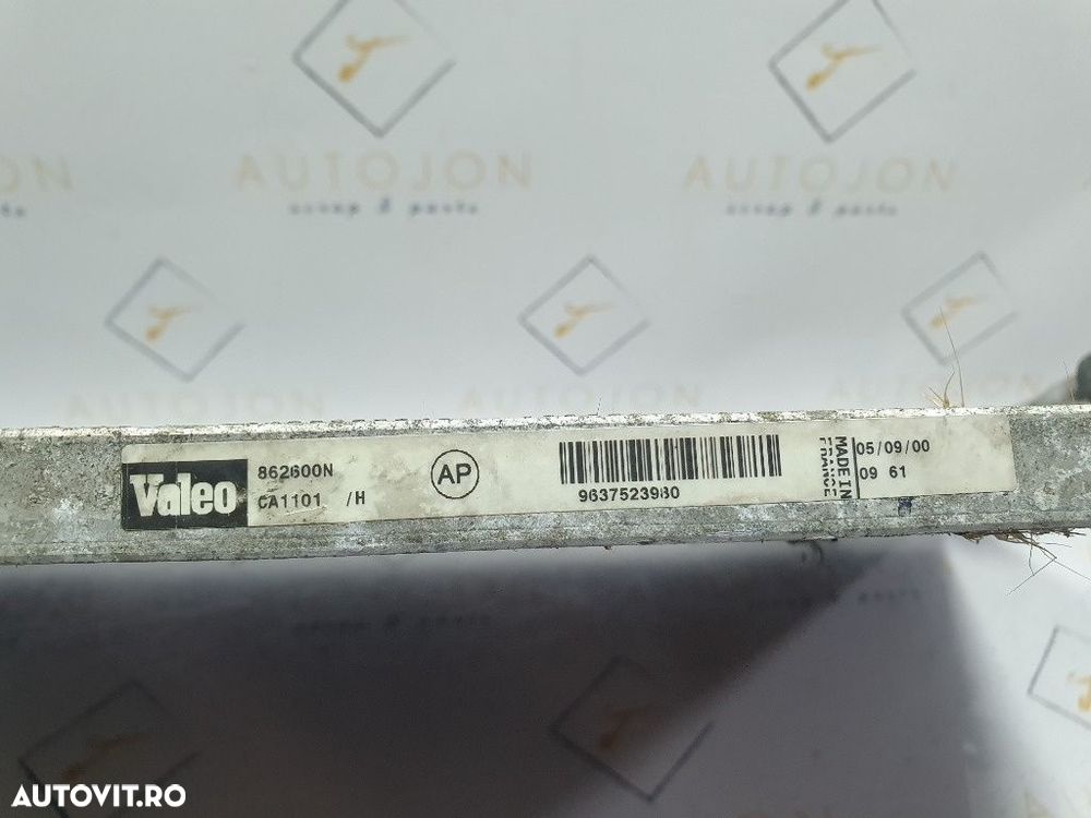 Radiator AC  PEUGEOT 206 Hatchback 2A/C 1998 - >1.4 i KF.. 9637523980 - 4