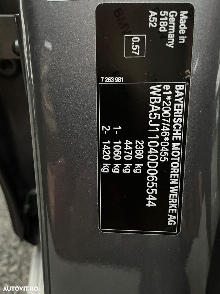 BMW Seria 5 518d Aut. - 11