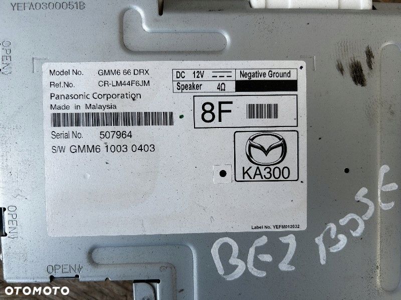 MODUŁ FM RADIA MAZDA3 6 13-17r GMM666DRX europa bez bose - 2