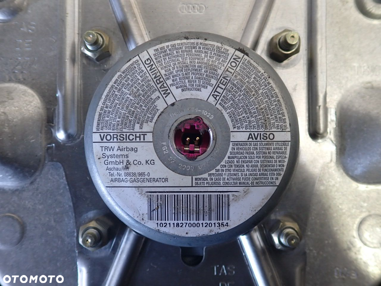 PODUSZKA KIEROWCY AUDI A6 C5 2.5 4B0880201AH - 6